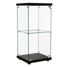 Zorn 2 Shelf Glass Display Cabinet